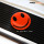 Reflekterande varning Emoji Face PVC Plastic Brooch Pin
